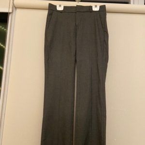 Gray Banana Republic full-length flared dress pants